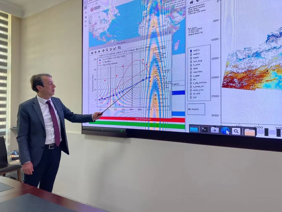 Zonguldak'ta Radar Uyduları ile Deprem ve Heyelan Erken Uyarı Yazılımı Geliştirildi