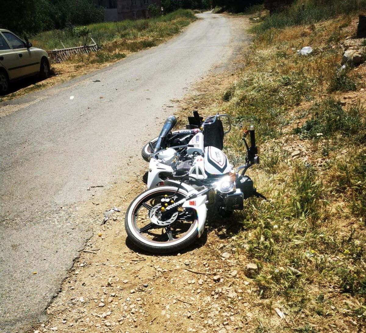 Gölbaşı'nda Motosiklet Kazası: 1 Yaralı