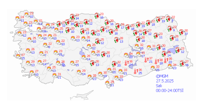 ANKARA HAVA DURUMU | 27 Mayıs Salı Ankara'da hava nasıl? Ankara günlük ve 5 günlük hava durumu tahmini! ANKARA HAVA DURUMU | 27 Mayıs Salı Ankara'da hava nasıl? Ankara günlük ve 5 günlük hava durumu tahmini!