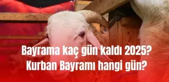 Bayrama kaç gün kaldı 2025? Kurban Bayramı hangi gün?