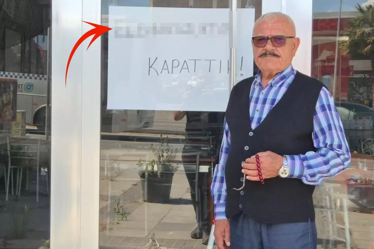 Dükkanını kapattı, cama astığı yazıyı görenler şaka sanıyor