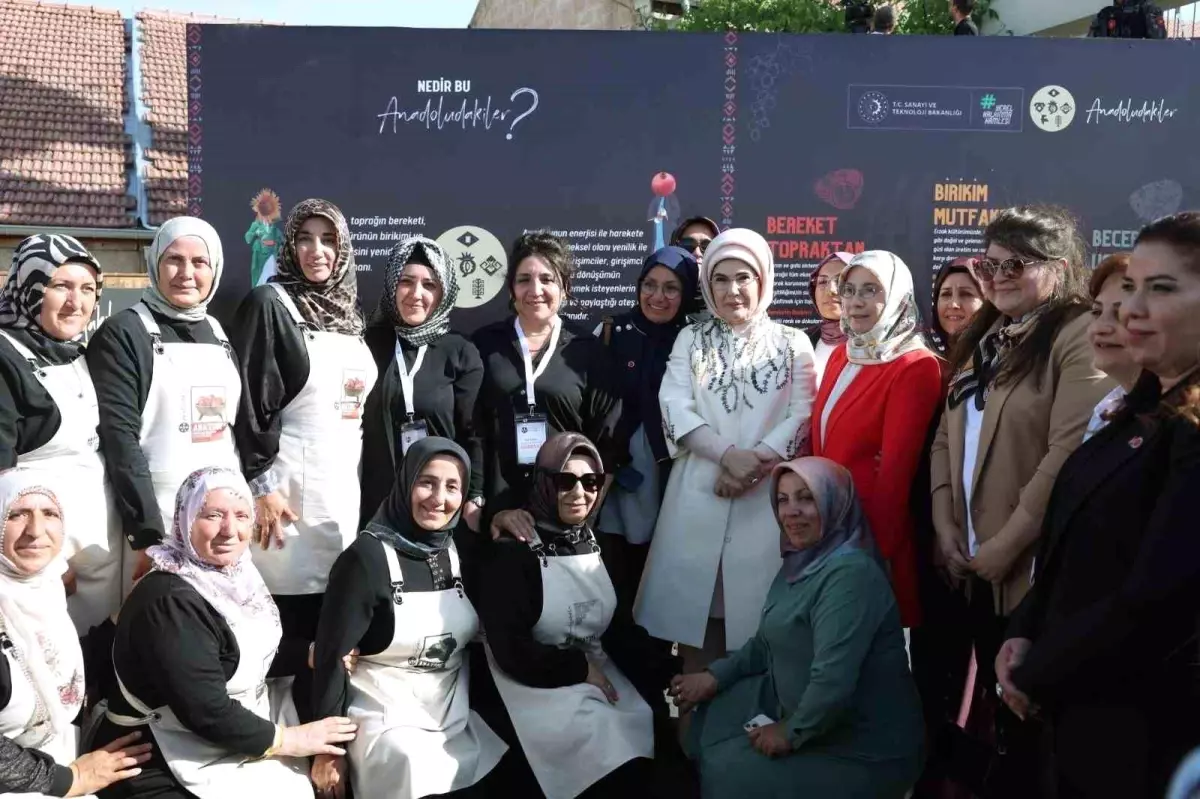 Emine Erdoğan 'Anadoludakiler Kapadokya Pazarı' açılış programında konuştu