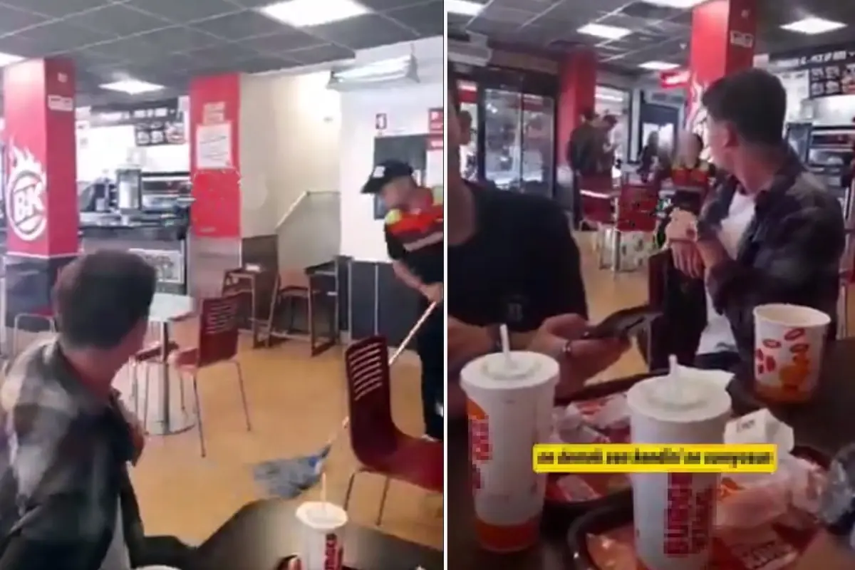 Fast-food restoranında skandal! Herkesin içinde azarlanınca gözyaşlarına hakim olamadı