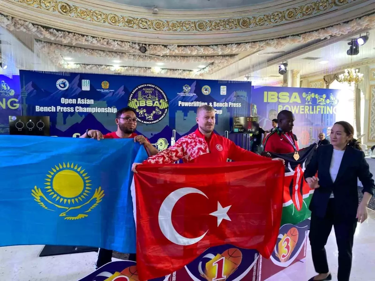 Görme Engelliler Powerlifting Dünya Kupası'nda Türkiye'ye 8 Madalya