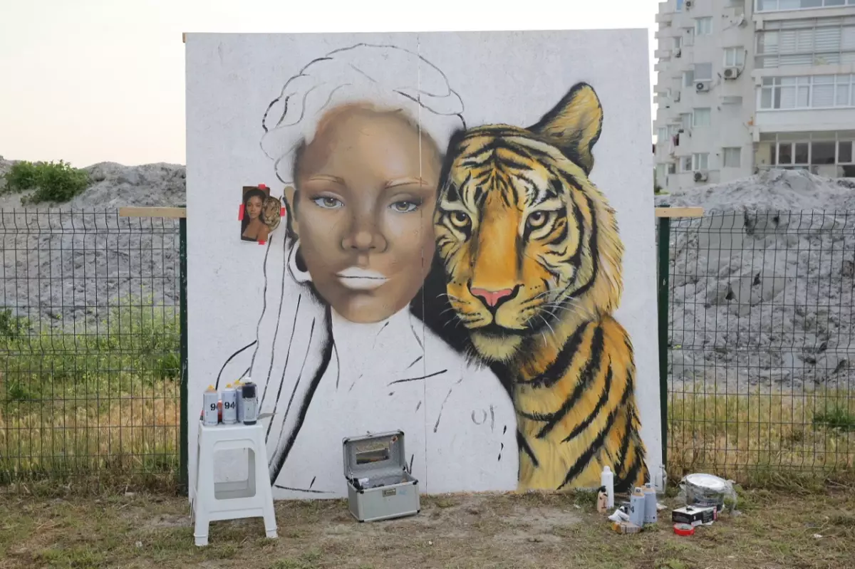 Küçükçekmece'de Graffiti Festivali Coşkusu