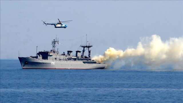 Military exercises as a show of force from Russia in the Baltic Sea