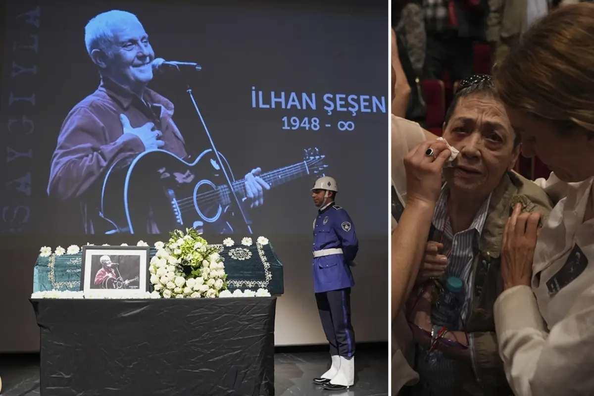 Usta müzisyen İlhan Şeşen'e veda töreni düzenlendi