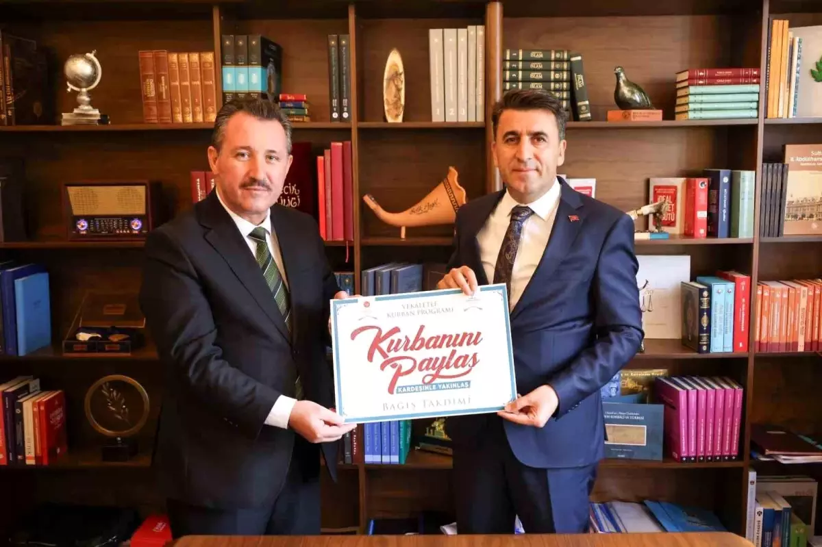 Bilecik Valisi Şefik Aygöl, Kurban Bağışında Bulundu
