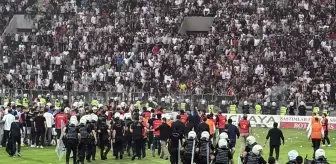 Yarıda kalan maçta yapılan anons gündem oldu