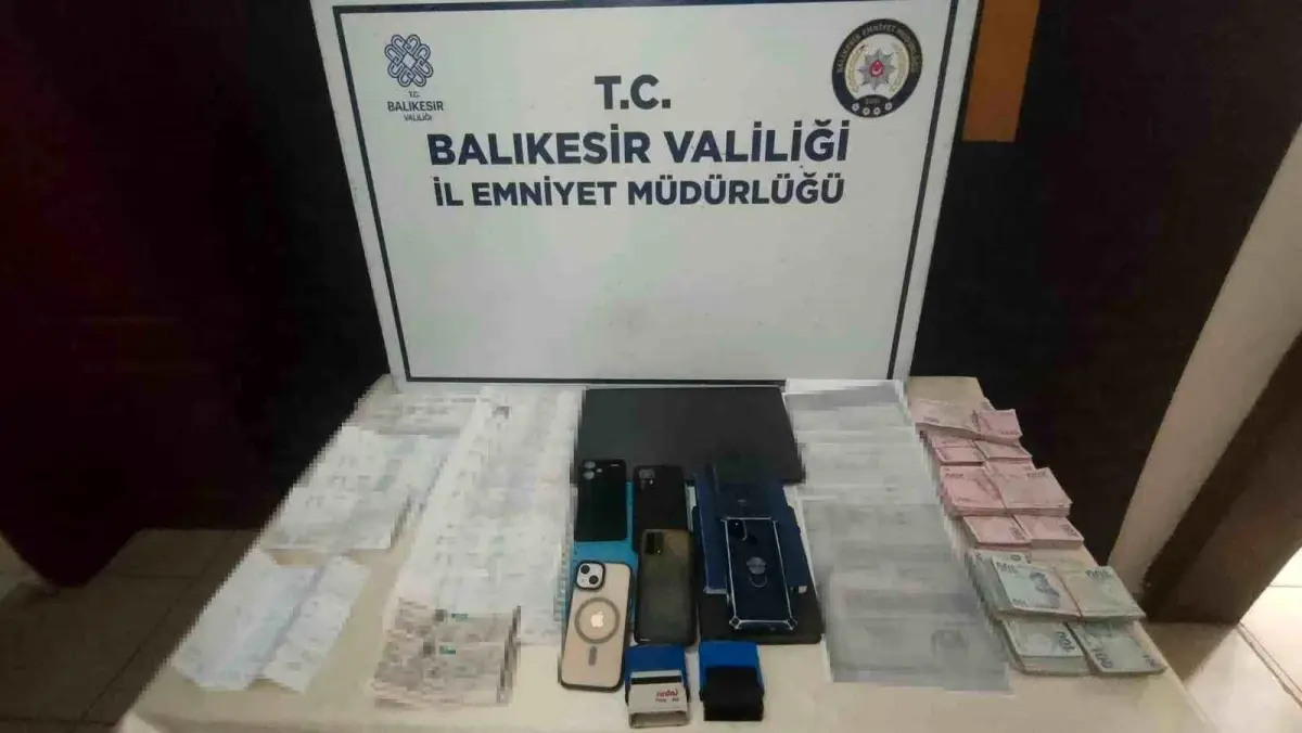 Balıkesir’de Tefecilik Operasyonu: 7 Şüpheli Yakalandı