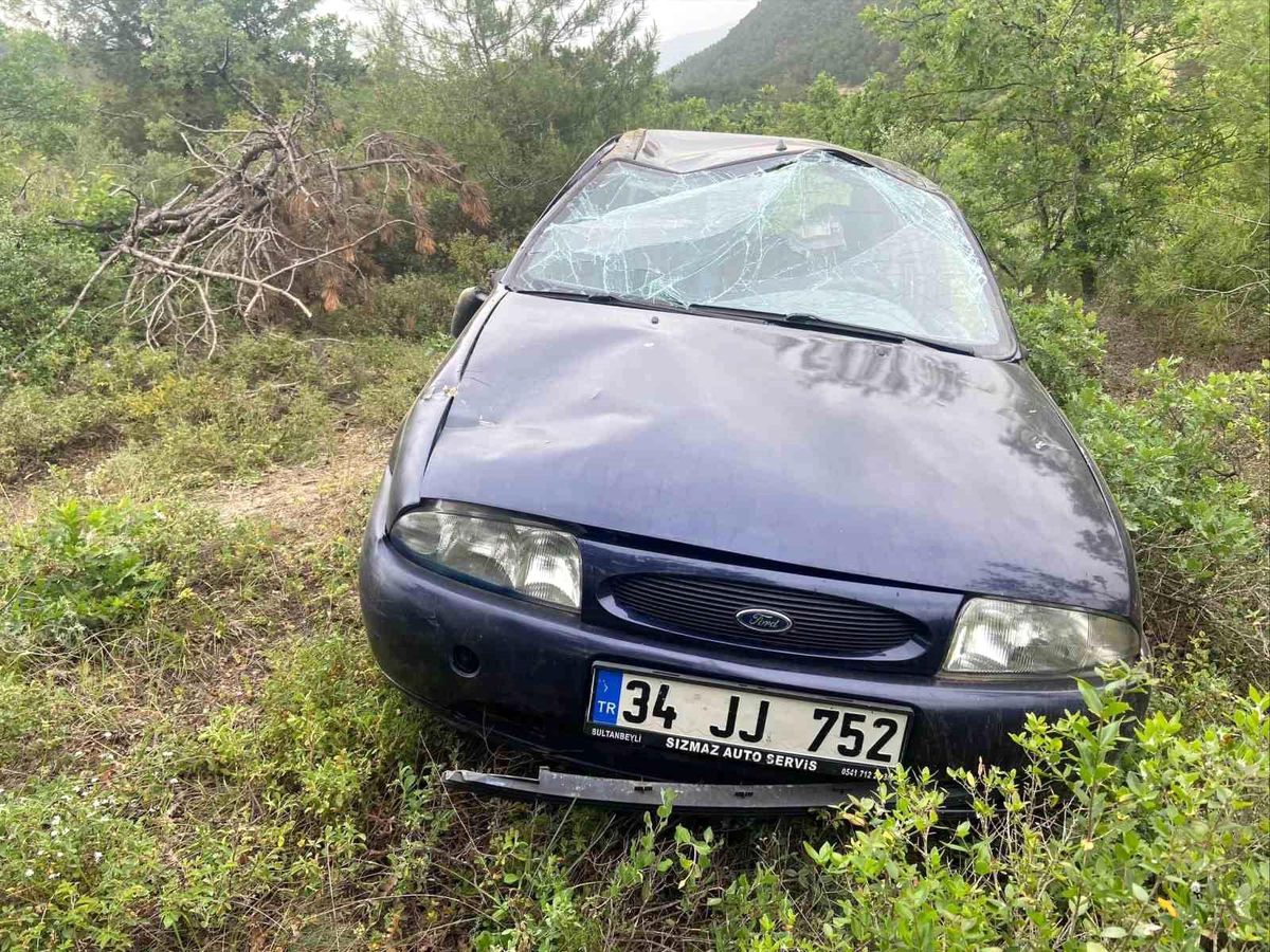 Bilecik'te Kontrolden Çıkan Otomobil Şarampole Uçtu: 4 Yaralı