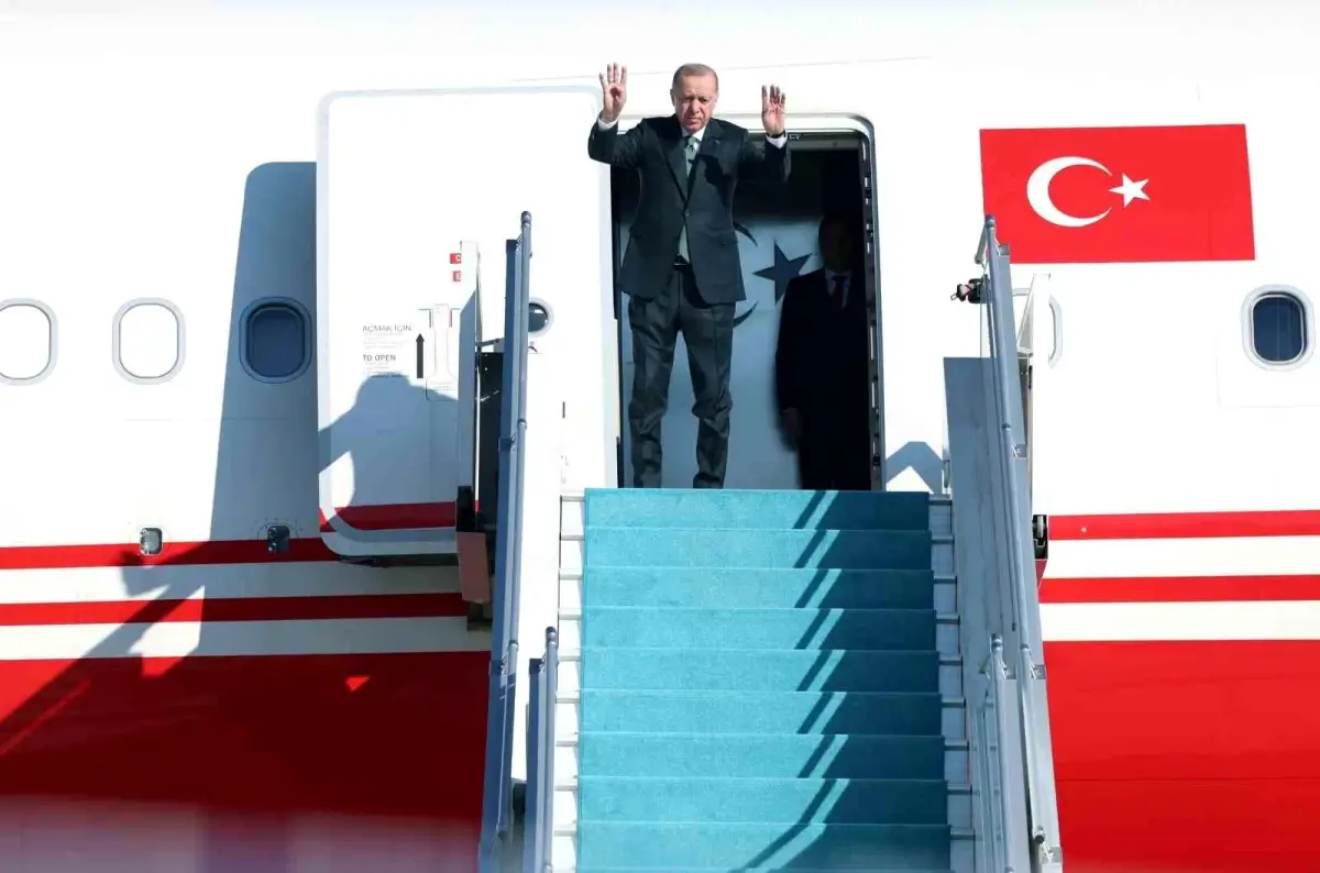 Cumhurbaşkanı Erdoğan Azerbaycan'a gitti