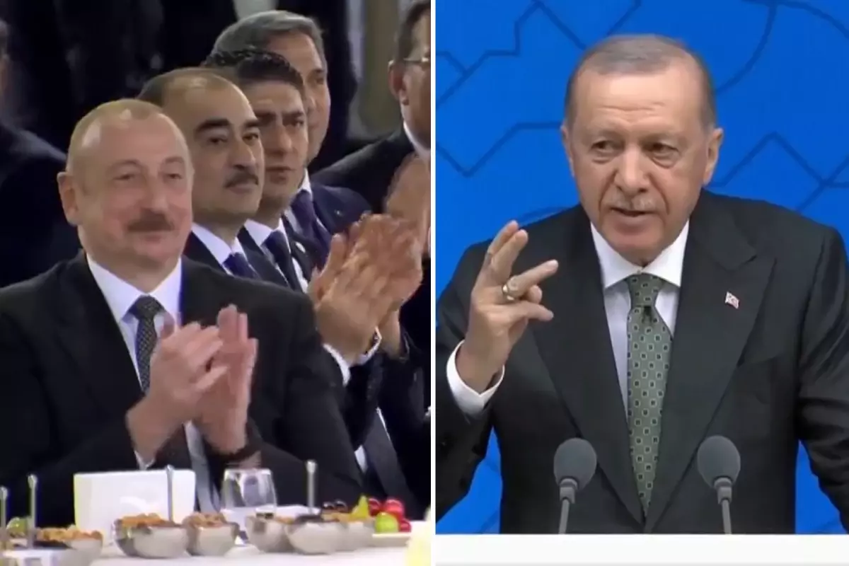 Cumhurbaşkanı Erdoğan'dan Azerbaycan'da dikkat çeken mesaj: Üç devlet tek millet
