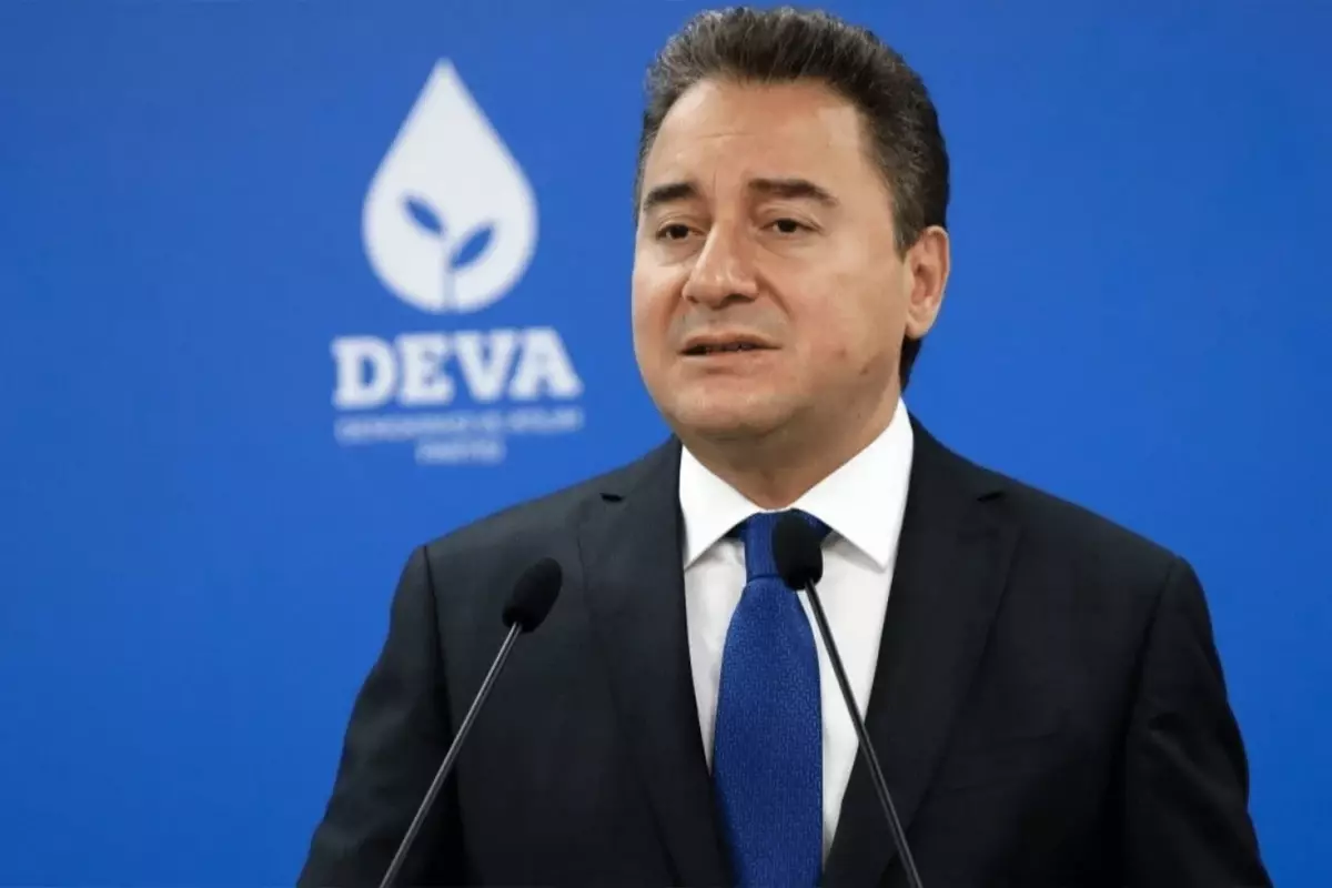DEVA Partisi Genel Başkanı Ali Babacan: Cumhurbaşkanı adayıyım