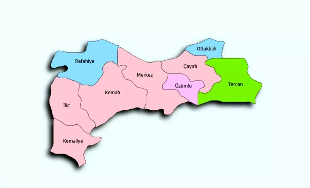 Erzincan'da 2 vali yardımcısı, 4 kaymakam değişti