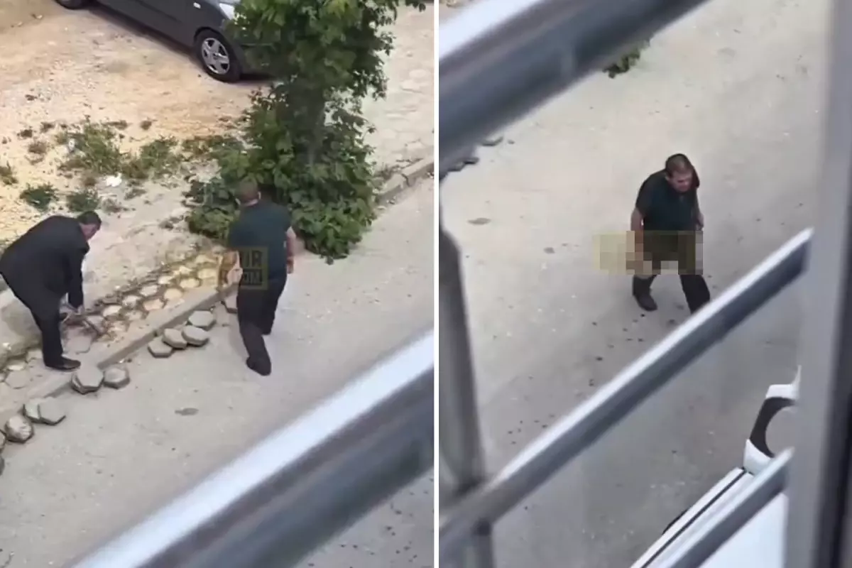 Güpegündüz pes dedirten hırsızlık! Vatandaşlar fark edip telefona sarıldı