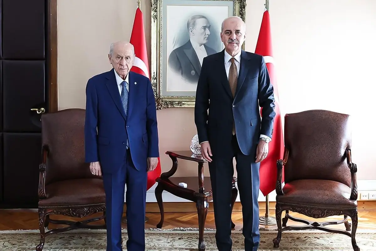 Kurtulmuş'tan Bahçeli'ye ziyaret