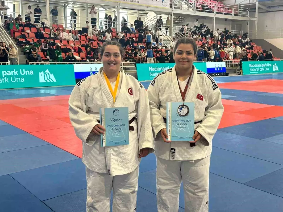 Salihli Sporcusu Güner Kıymet Diker Balkan Judo Şampiyonu Oldu