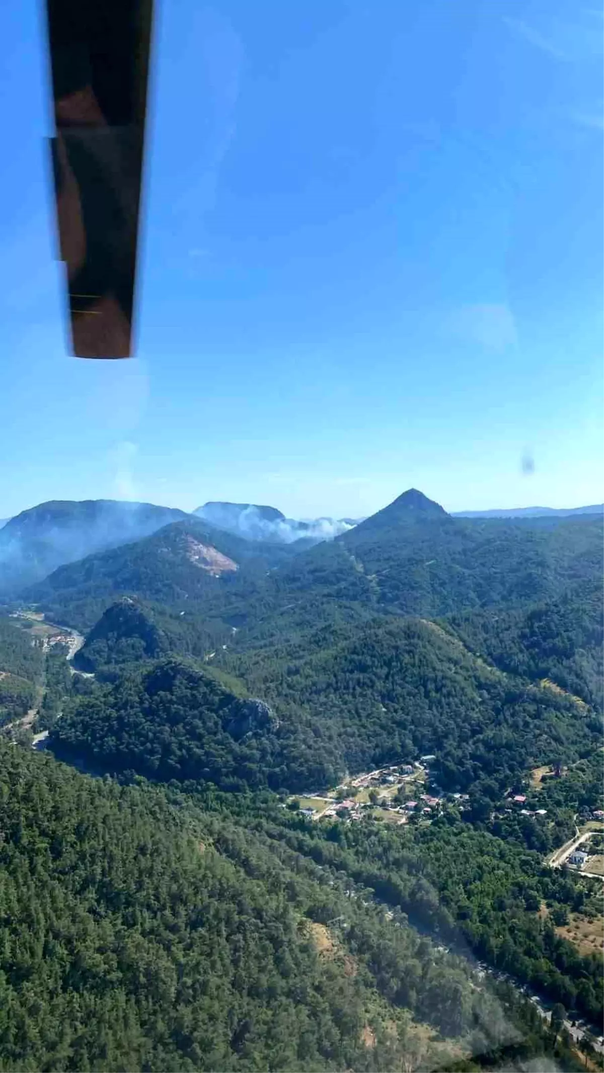 Marmaris'te Orman Yangını Çıktı