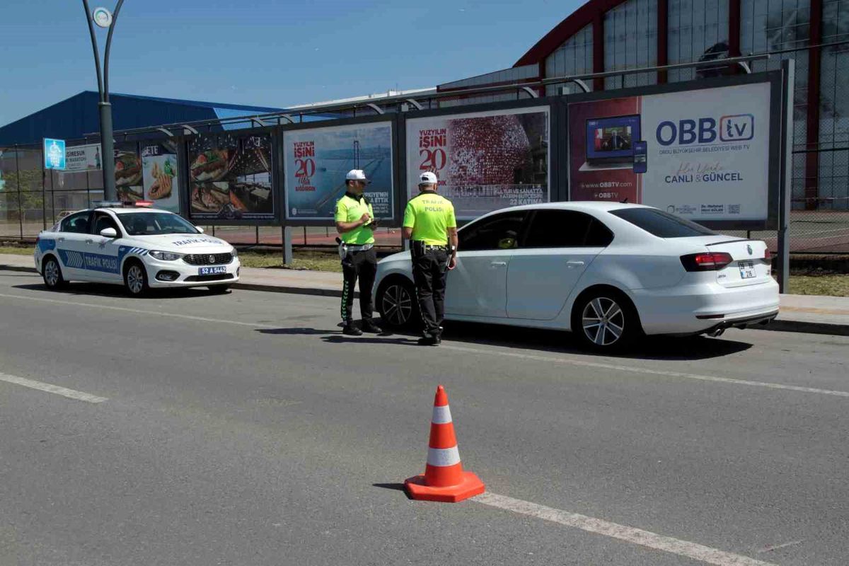 Ordu’da Trafik Denetimlerinde 16 Bin Araç Kontrol Edildi