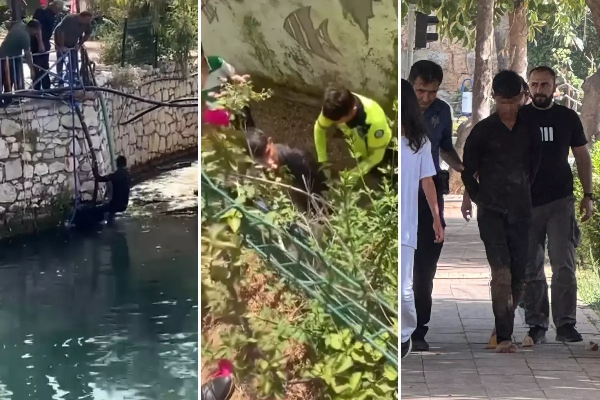 Polisten kaçmak isterken az daha canından oluyordu