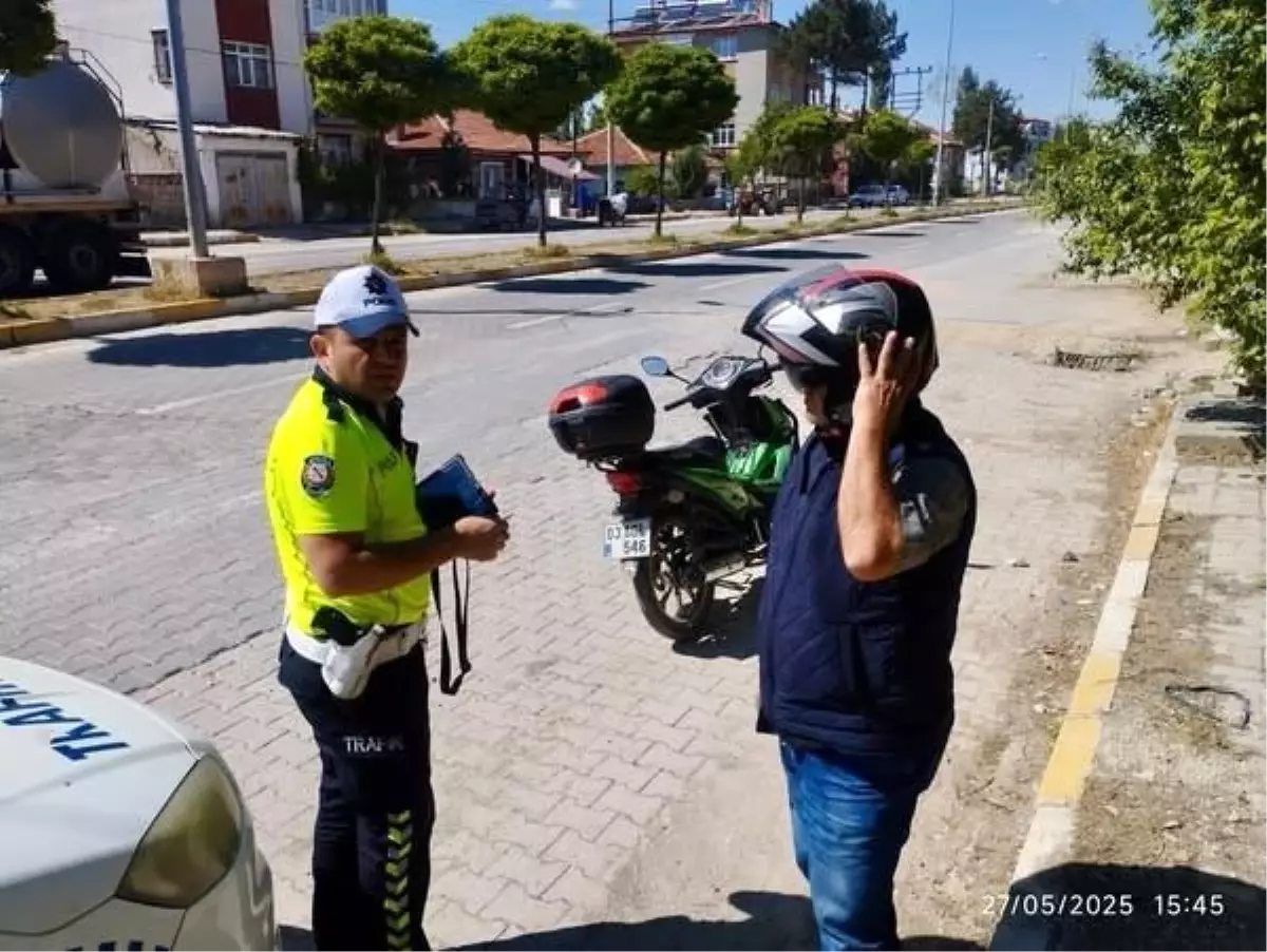 Afyonkarahisar'da Motosiklet Denetimlerinde 30 Bin TL Ceza Uygulandı