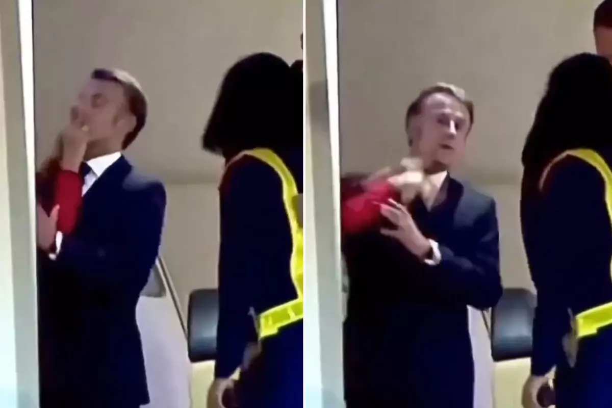 Yediği tokadı unutturmak istiyor! Macron'dan eşiyle samimi pozlar