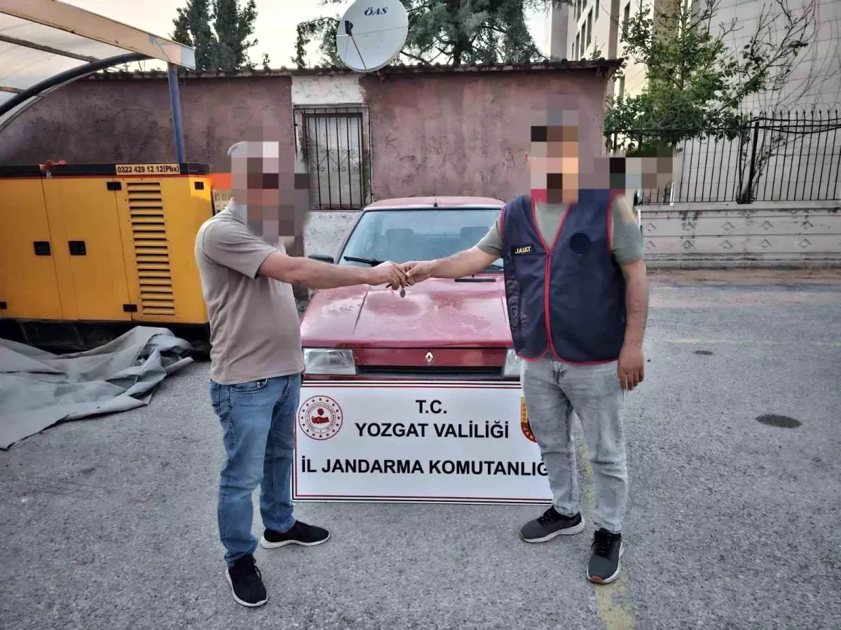 Yozgat'tan Çalınan Araç Aksaray'da Bulundu