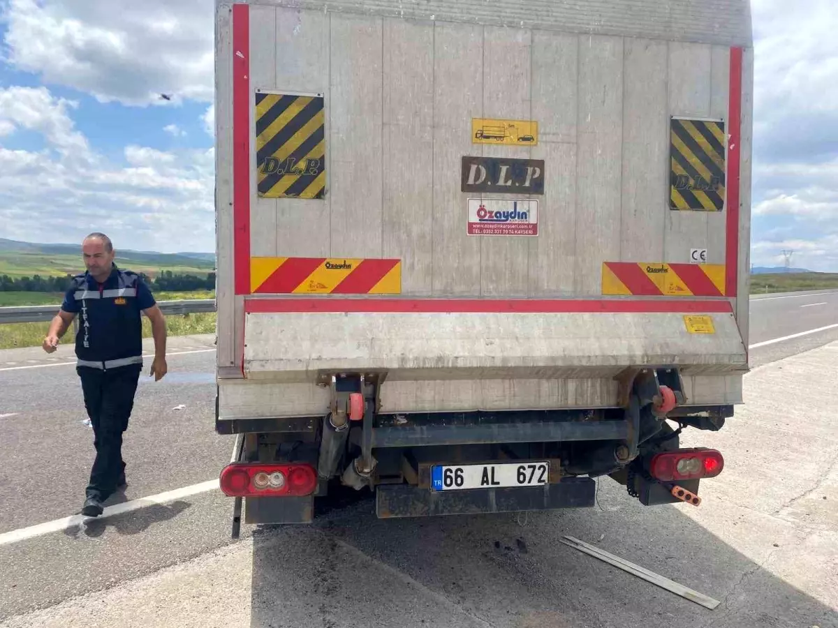 Sorgun'da Trafik Kazası: 1 Ağır Yaralı