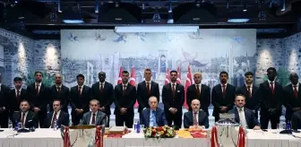 Cumhurbaşkanı Erdoğan, Galatasaray futbol takımını kabul etti
