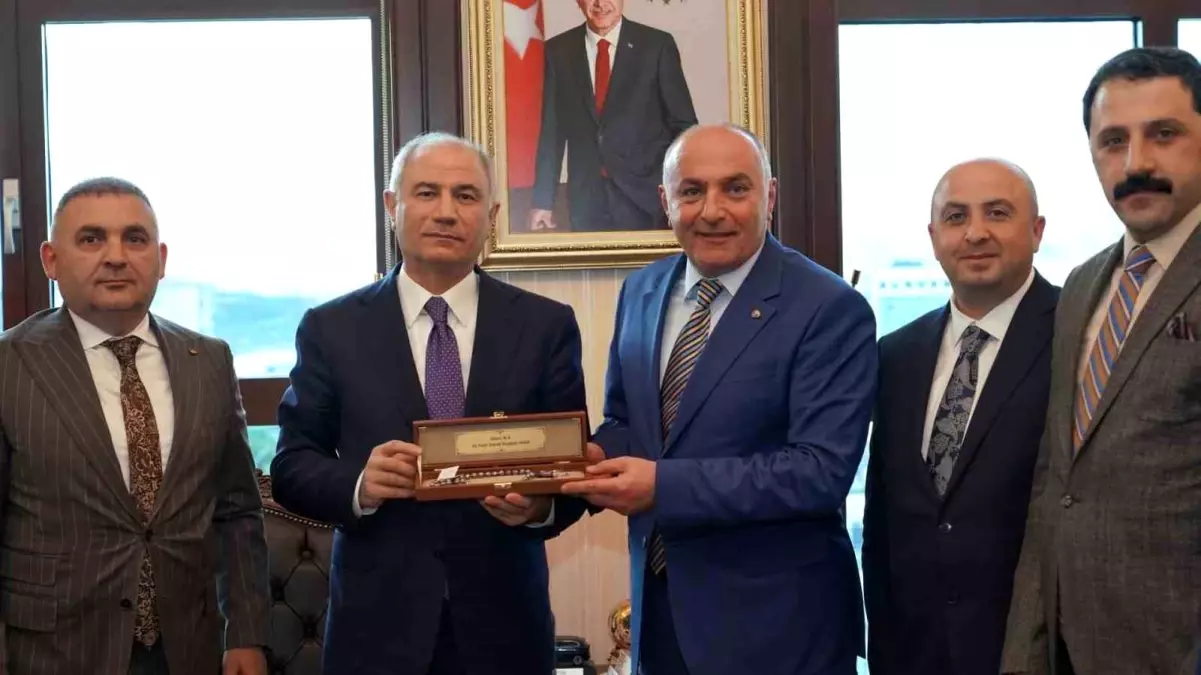 ETSO Yönetimi AK Parti Genel Başkanvekili Efkan Ala'yı Ziyaret Etti