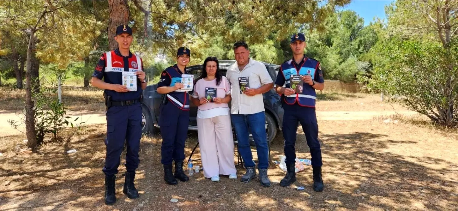 Jandarma Ekiplerinden Orman Yangınları İçin Bilgilendirme