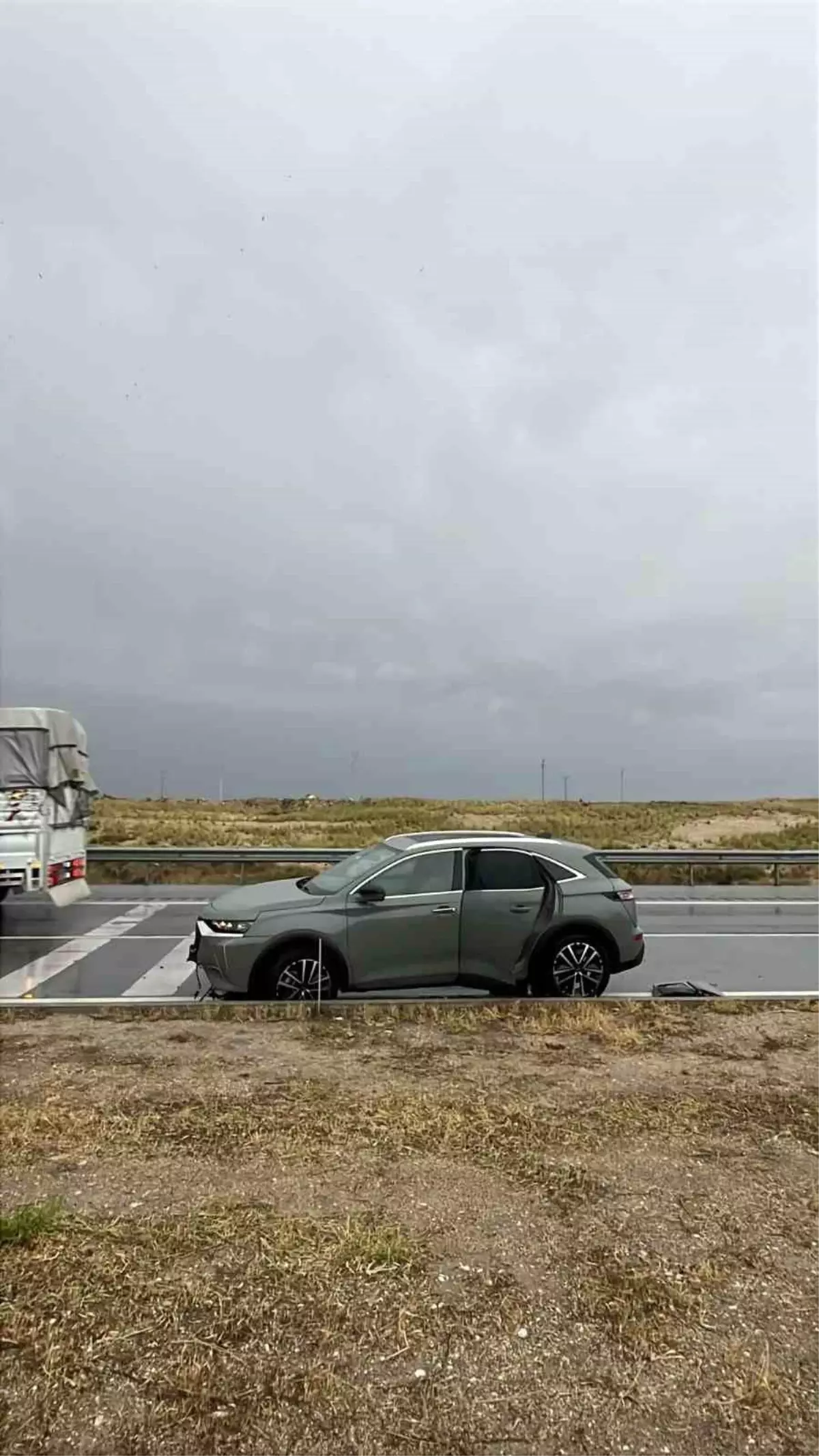Konya'da Yağmur Nedeniyle Kaza: 1 Yaralı
