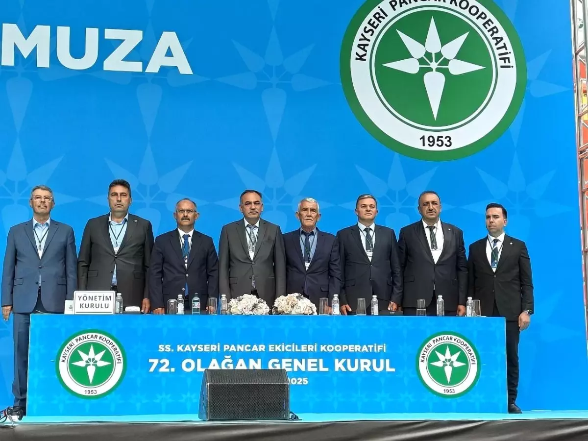 Hüseyin Akay, Kayseri Pancar Ekicileri Kooperatifi Başkanlığına Yeniden Seçildi