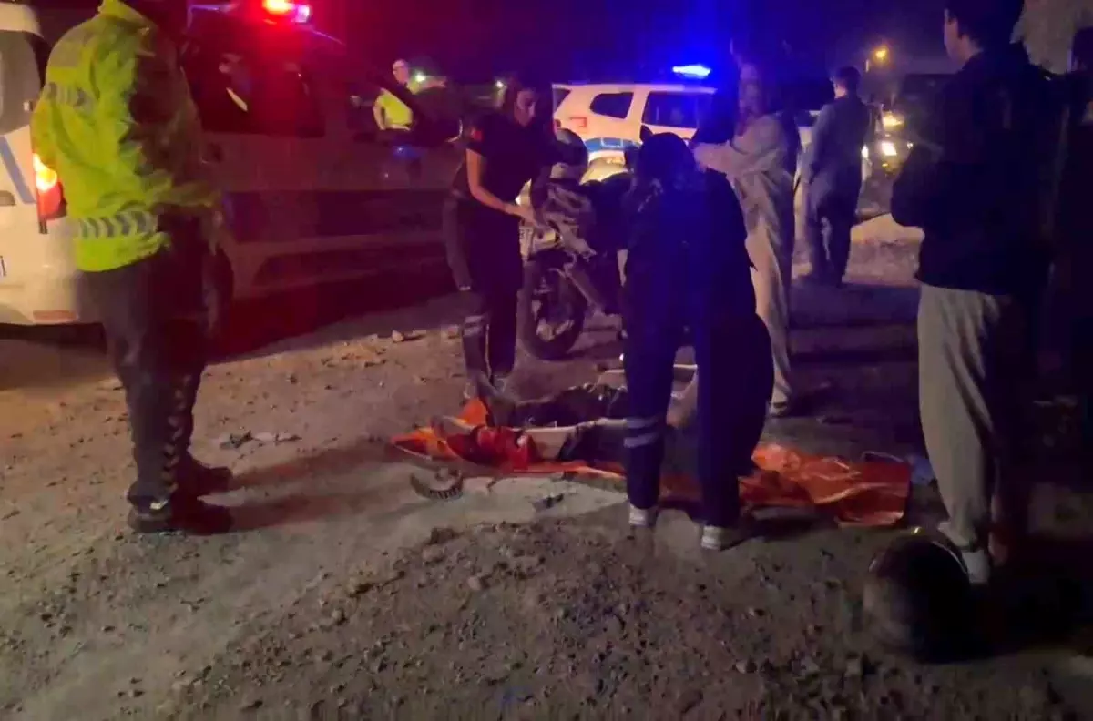 Bartın'da Motosiklet Devrildi, Sürücü Kask ve Montuyla Hayatını Kurtardı
