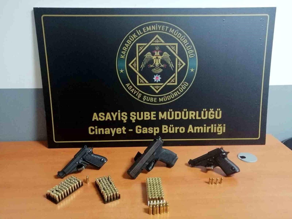 Karabük'te Ruhsatsız Silah ve Mermi Operasyonu: 4 Gözaltı