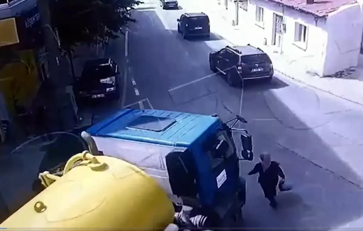Vidanjör Kazası Güvenlik Kamerasına Yansıdı