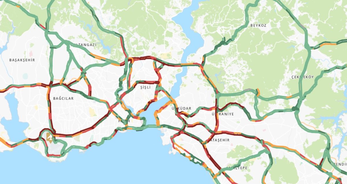 Trafik durumu haritası (CANLI) 29 Mayıs İstanbul'da trafik yoğunluğu yüzde kaç?