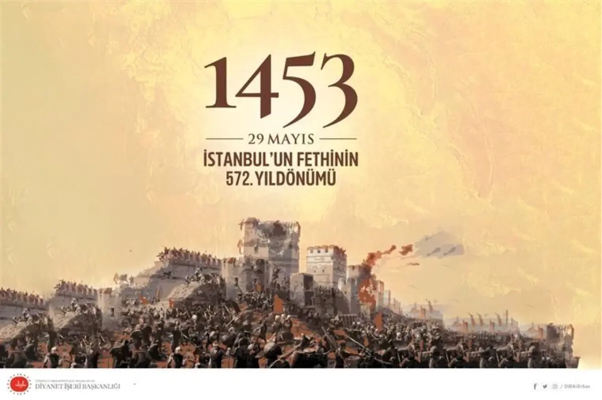 Ali Erbaş: 'Tüm şehitlerimizi fethin 572'nci yılında rahmetle ve minnetle yad ediyorum'
