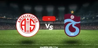 Antalyaspor Trabzonspor maçı kaç kaç, bitti mi? MAÇ SONUCU! Antalyaspor Trabzonspor golleri kim attı, canlı maç anlatımı!