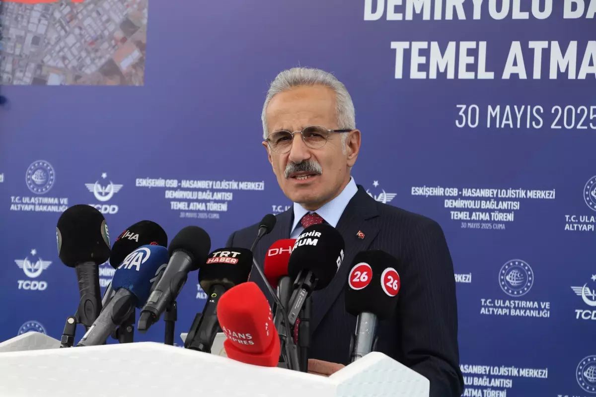 Eskişehir'de Demir Yolu Bağlantısının Temeli Atıldı