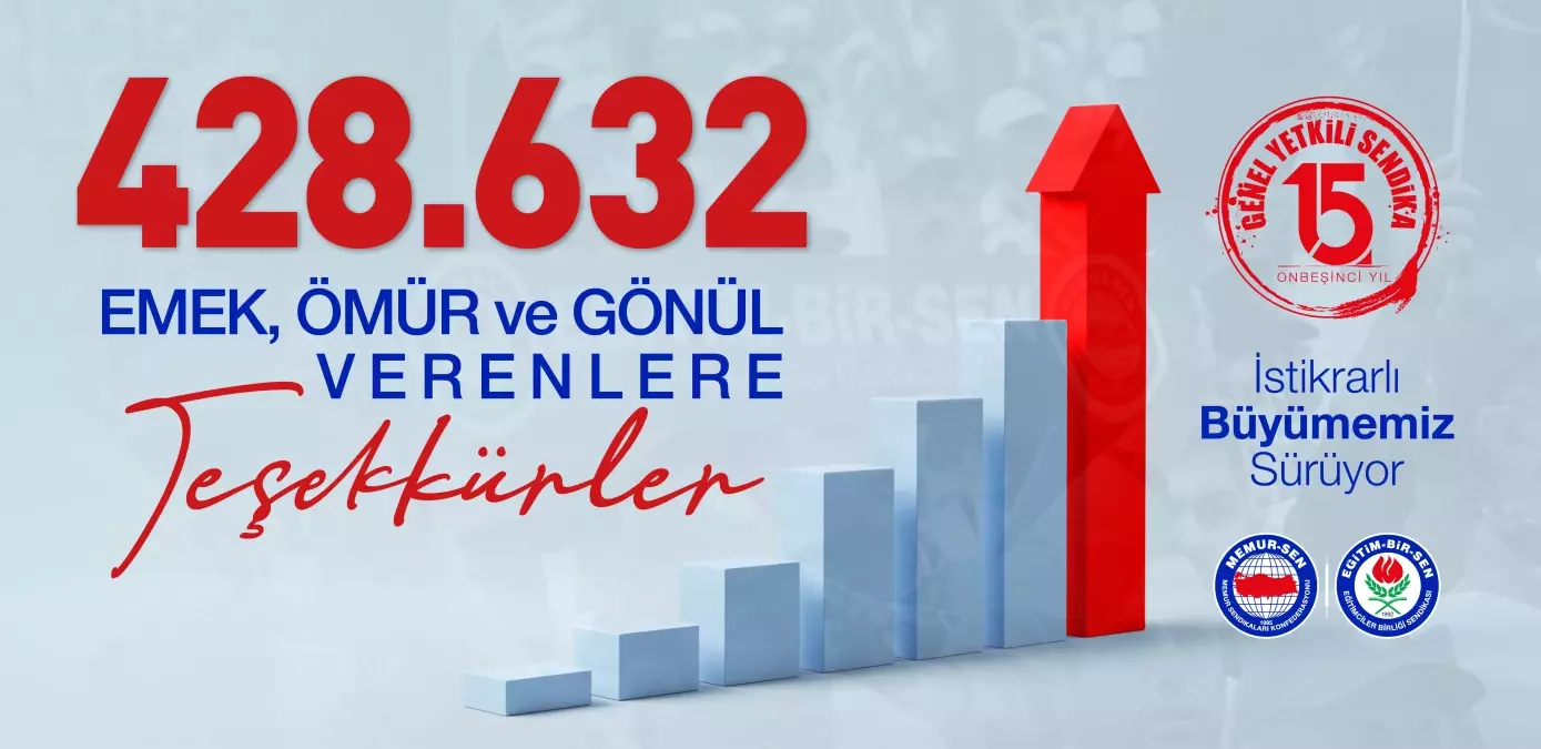 Eğitim-Bir-Sen 14. Kez Genel Yetkili Sendika Olmayı Başardı