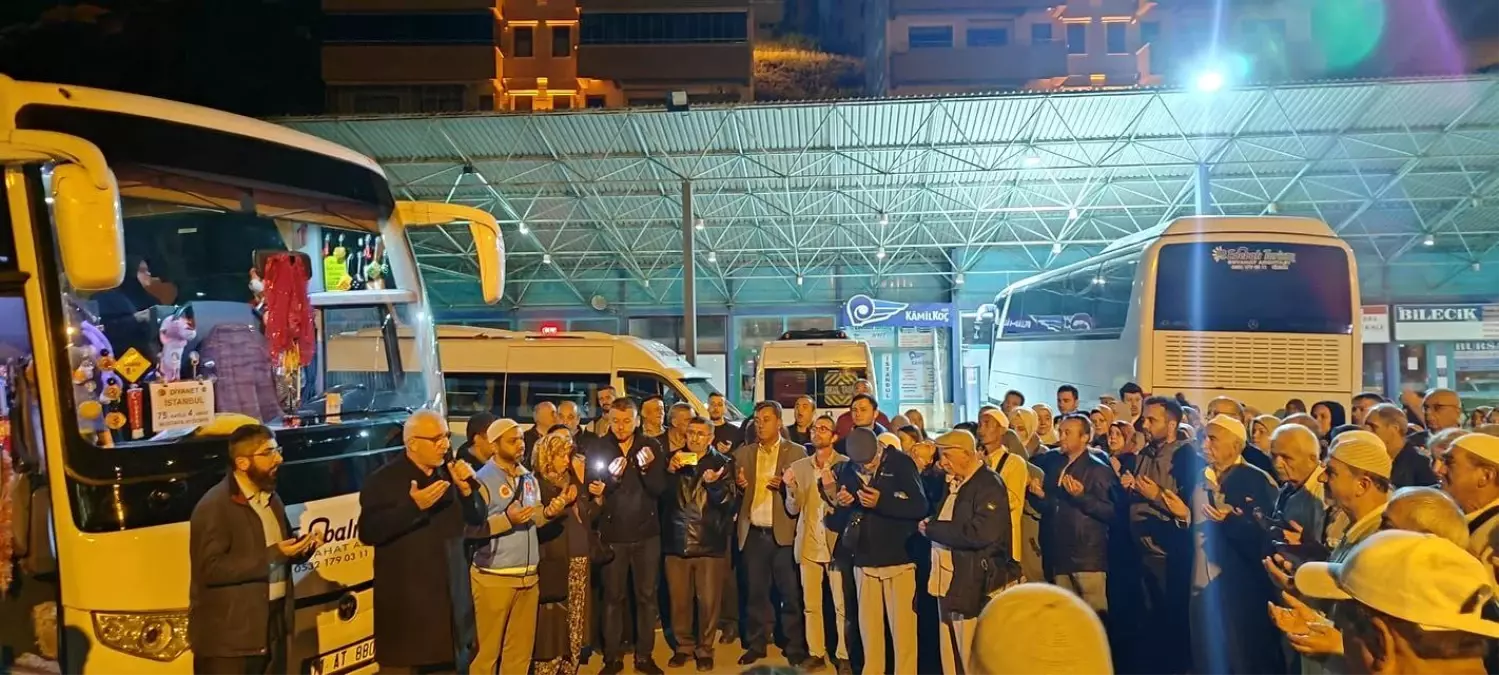 Bilecik'ten Hacı Adayları Kutsal Topraklara Uğurlandı