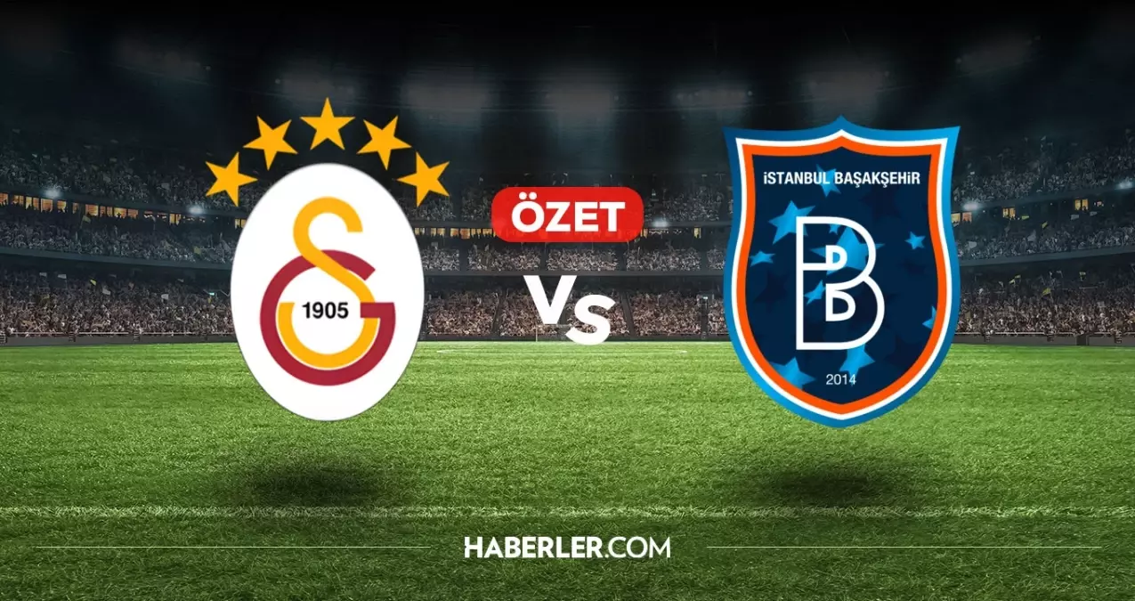 Galatasaray Başakşehir maç özeti ve golleri! (VİDEO) Galatasaray Başakşehir geniş özeti! Golleri kim attı, maç kaç kaç bitti?