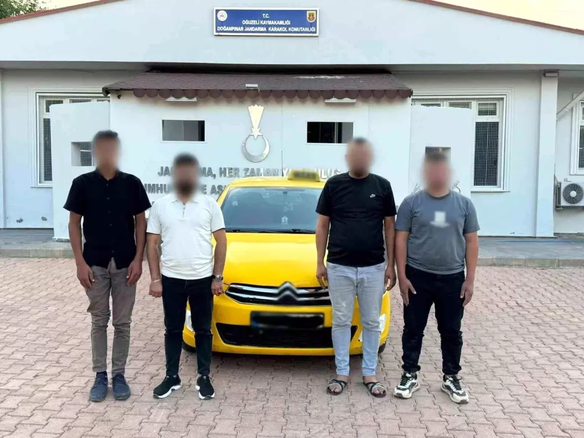Gaziantep'te Düzensiz Göçmen Operasyonu: 5 Yakalama
