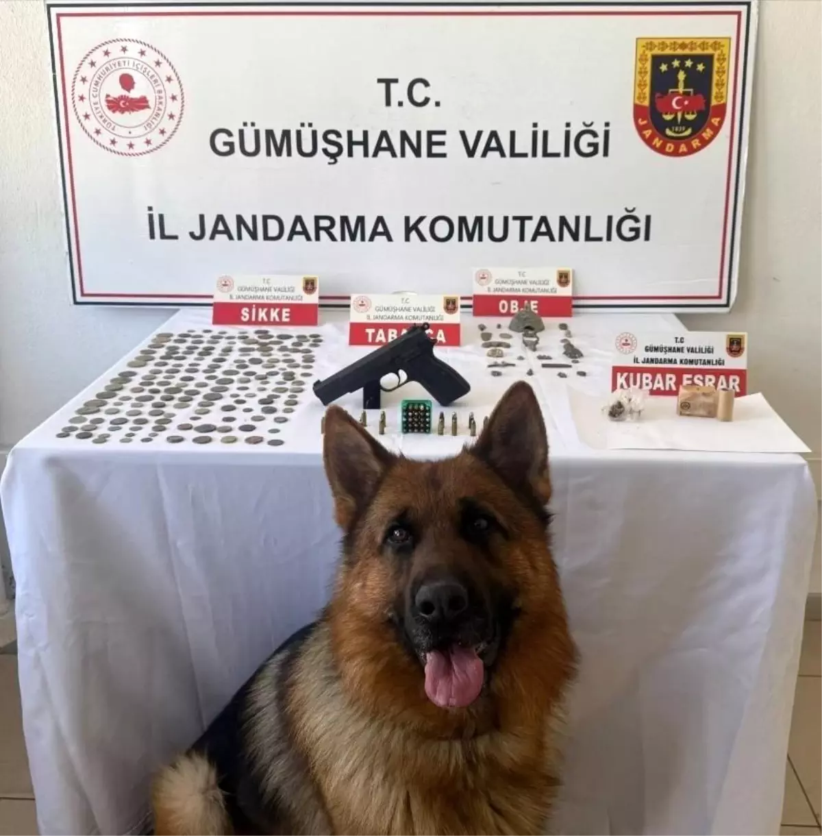 Gümüşhane'de Tarihi Eser ve Uyuşturucu Operasyonu