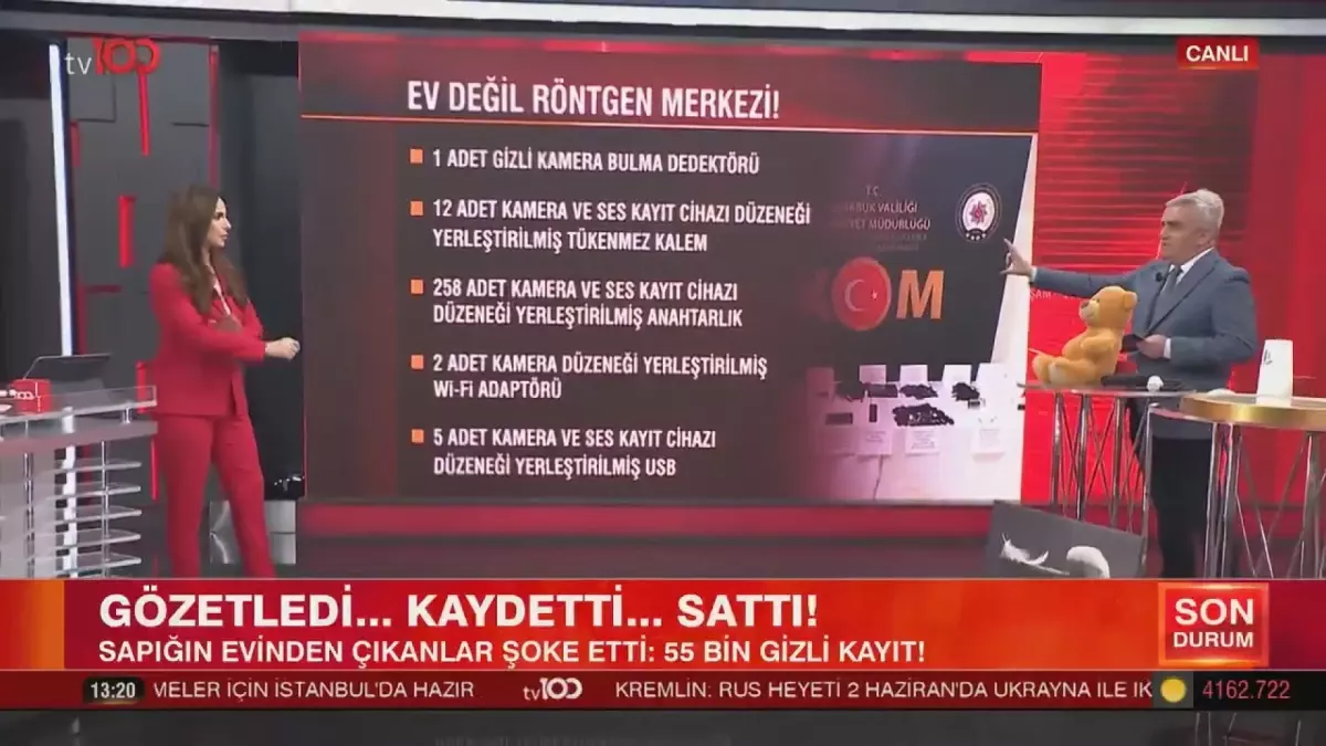 Karabük'te Casus Kamera Skandalı: 55 Bin Gizli Görüntü Ele Geçirildi