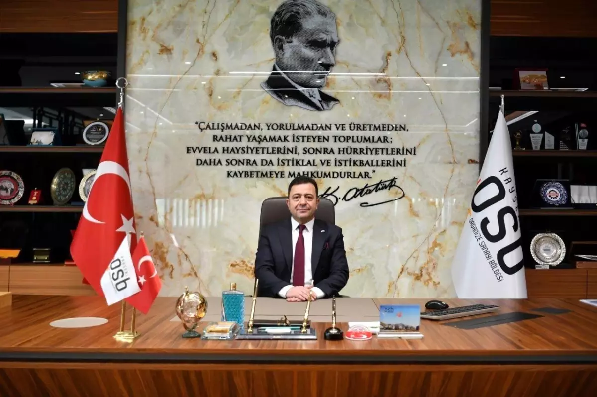 Kayseri OSB Başkanı Yalçın'dan Türkiye Ekonomisinin Büyüme Rakamları Açıklaması