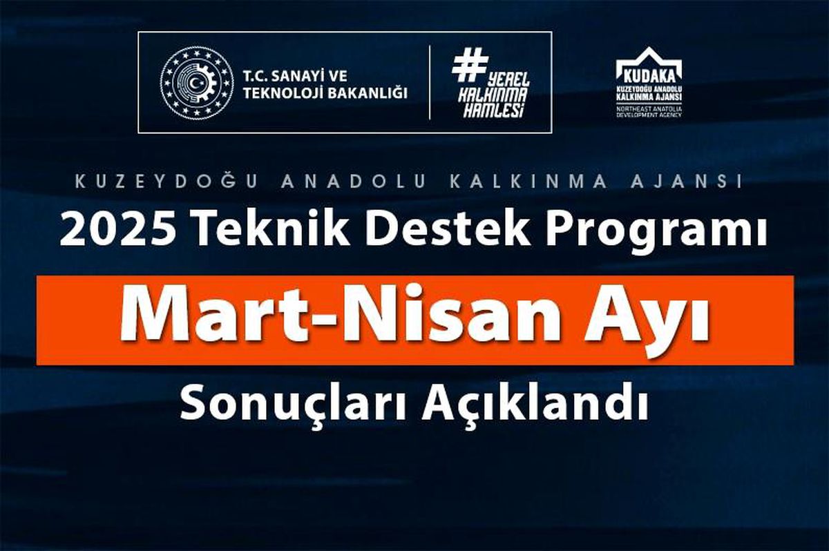 2025 Yılı Teknik Destek Programı Başvuru Sonuçları Açıklandı