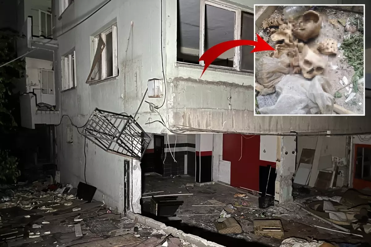 Metruk binada 3 insana ait kafatası ve kemikler bulundu